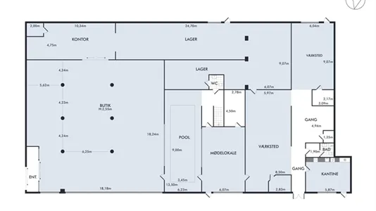 Showrooms til leje i Århus V - billede 1